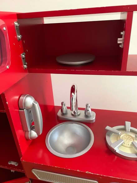 Photo of free KidKraft Red Vintage Play Kitchen (Raynes Park SW20) #3