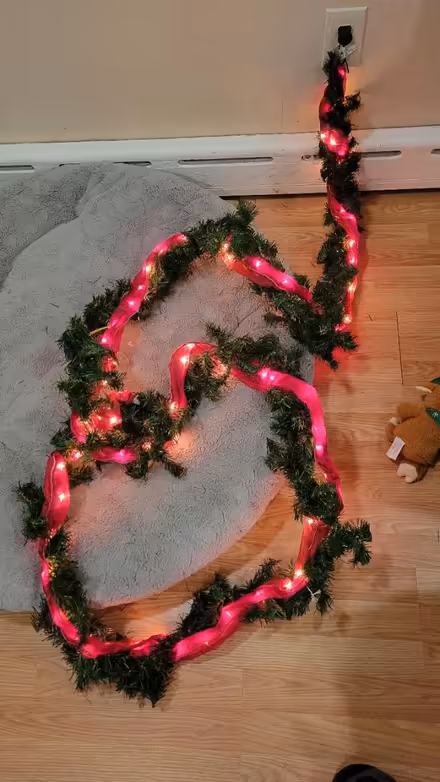 Photo of free Prelit garland (Aberdeen by train station) #1