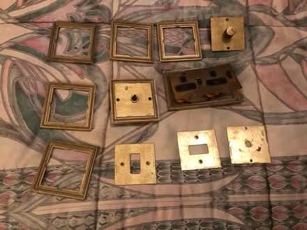 Photo of free Vintage brass light plug fittings (Elkstone GL53) #1