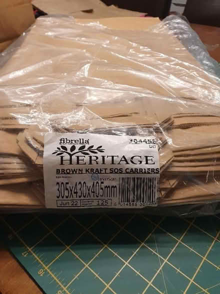 Photo of free Large brown bags, new. (Troy Town ME1) #2