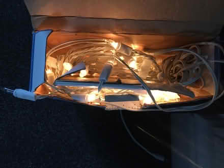 Photo of free Warm white icicle Christmas lights (Uxbridge UB10) #1