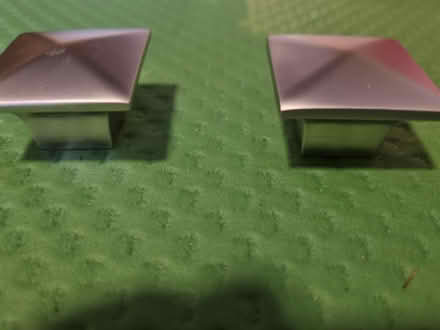 Photo of free 14x drawer handles, with bolts (Stroud GL5) #2