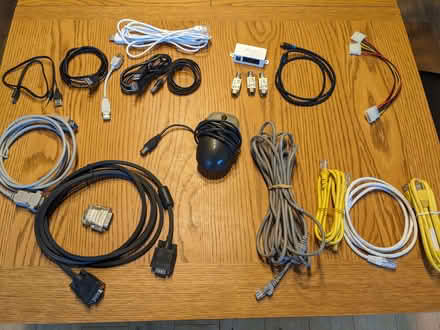 Photo of free Miscellaneous PC and Phone Cables (Bramcote Hills NG9) #1