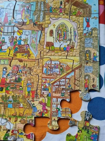 Photo of free Big wooden castle jigsaw (Cambridge GL2) #2