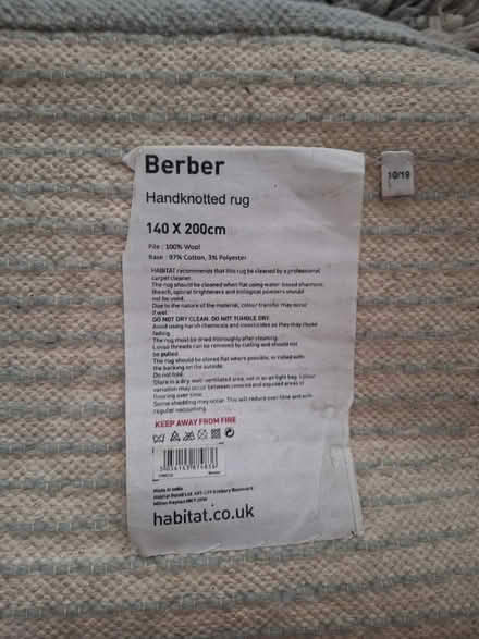 Photo of free Blue / grey Rug (CR5 old coulsdon) #2