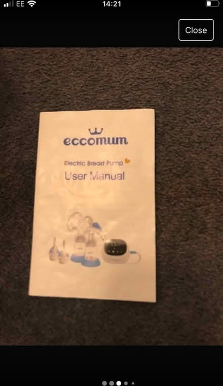 Photo of free Electric Breast pump (M20 Didsbury) #3