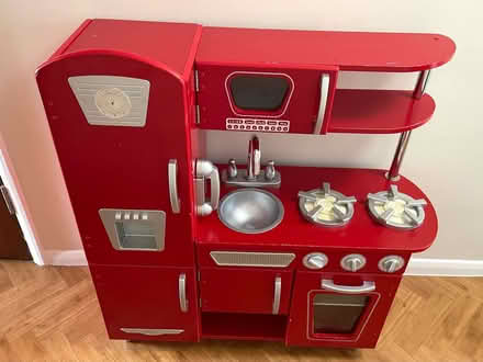 Photo of free KidKraft Red Vintage Play Kitchen (Raynes Park SW20) #1