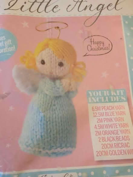Photo of free Christmas Angel knitting set (HA6 Northwood) #2