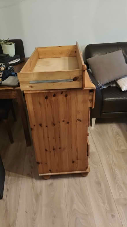 Photo of free Wood chest of drawers (New Cross) #2