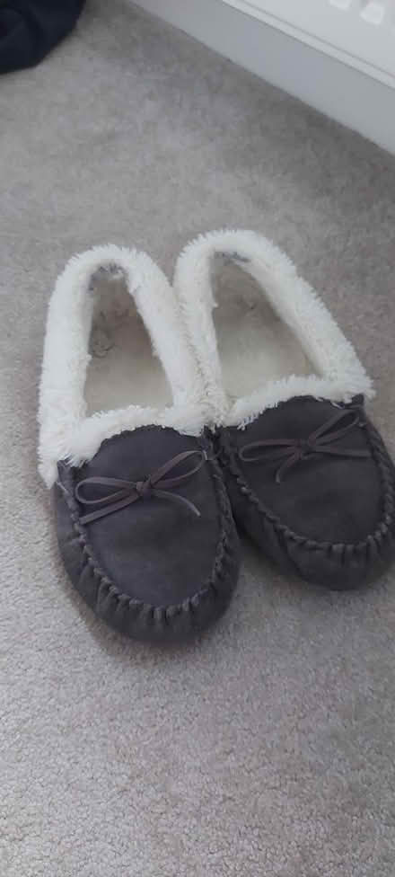 Photo of free Ladies grey slippers size 5 (Southwater) #2