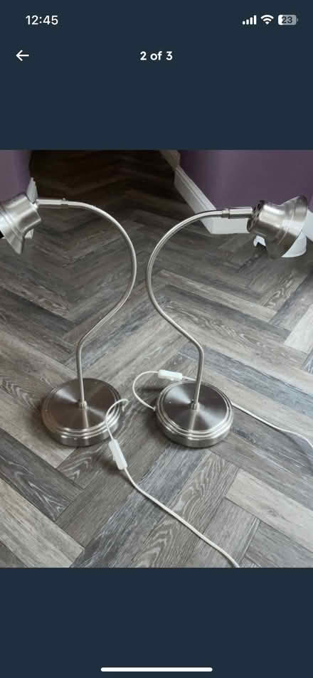 Photo of free Two standalone lamps, no lampshades (Bridge of Allan FK9) #2