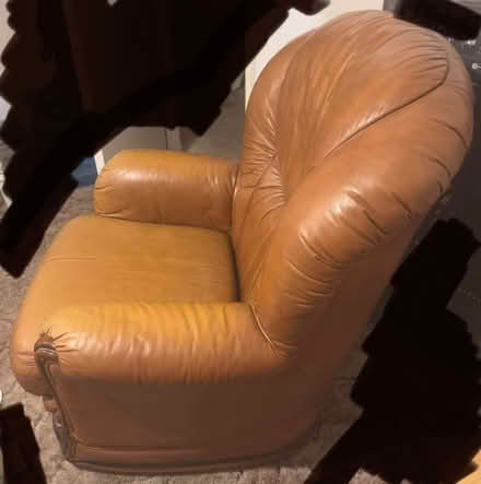 Photo of free Leather Armchair (Whetstones) #2