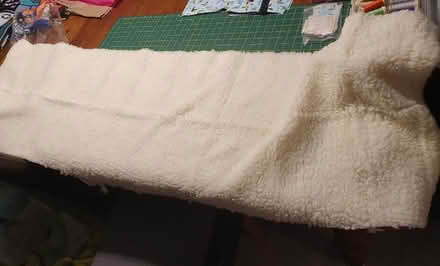 Photo of free Strip of sheepskin fabric, new. (Troy Town ME1) #1