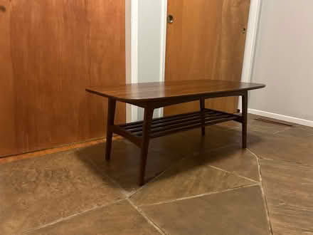 Photo of free Walnut coffee table (Land Park) #1