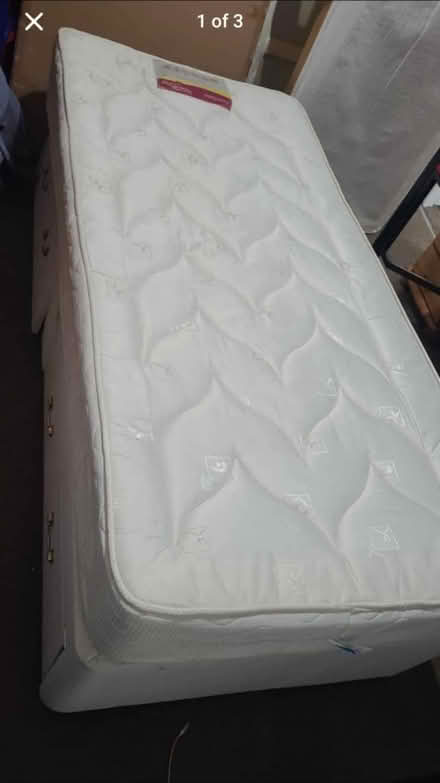 Photo of free 2 x divan bases with 1 mattress (CF83 Abertridwr) #3