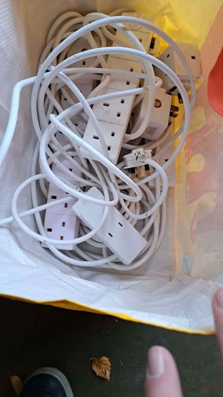 Photo of free Bag of extension cables (East Harling NR16) #1