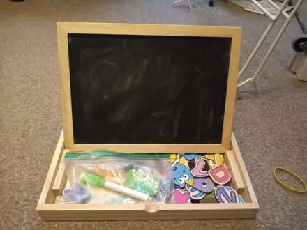 Photo of free Small chalkboard/ magnetic whiteboard (Stroud GL5) #1