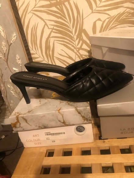 Photo of free Black Mule style shoes (Epsom KT18) #1