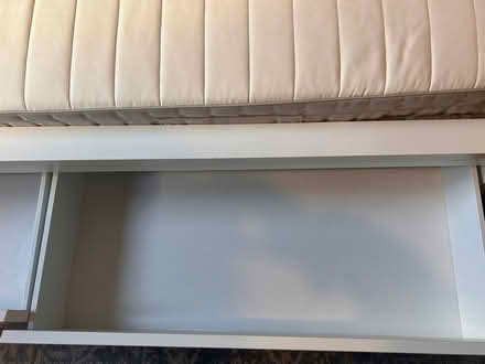Photo of free IKEA Malm White Single bed (Halfway G72) #2