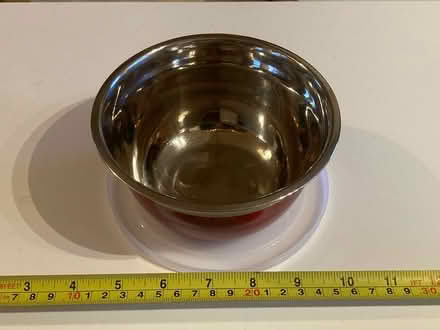 Photo of free Small metal bowl with plastic lid (Near Christchurch BA15) #2