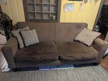Photo of free Microfiber couch (Brookfield) #1