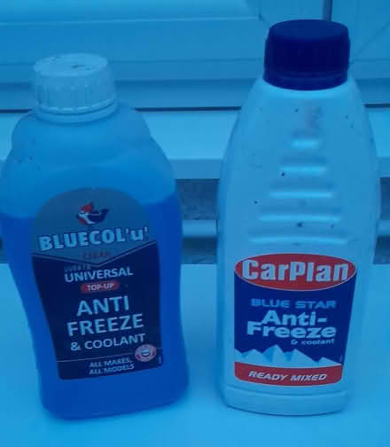 Photo of free Blue anti-freeze 1.5 litres (Bernards Heath AL1) #1