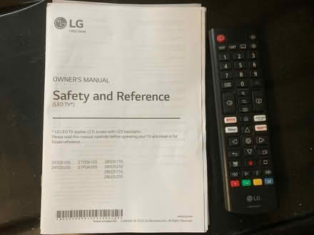 Photo of free lg led tv (Saughall village CH1) #2