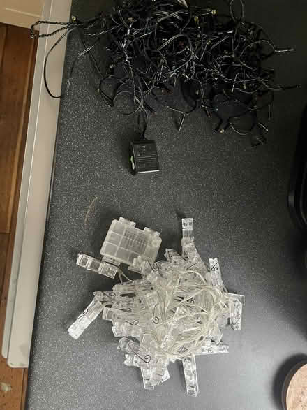 Photo of free Christmas lights and card holder (Bearsted, Maidstone. ME15) #1