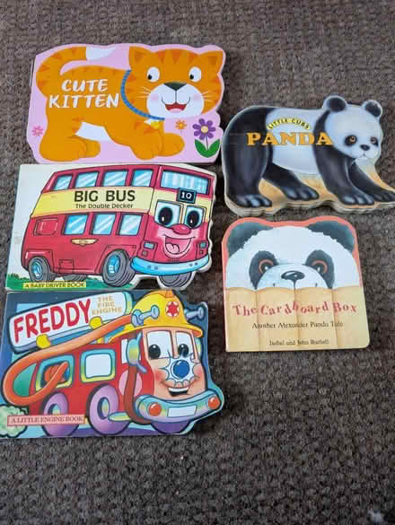 Photo of free 5 assorted board books (Woodley RG5) #1