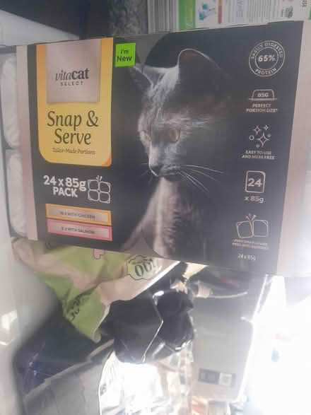 Photo of free Box of Snap & Serve cat food (B80 Studley) #1