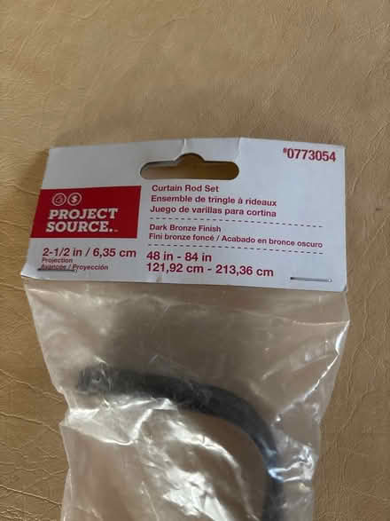 Photo of free Basic black curtain rod (Langhorne) #2