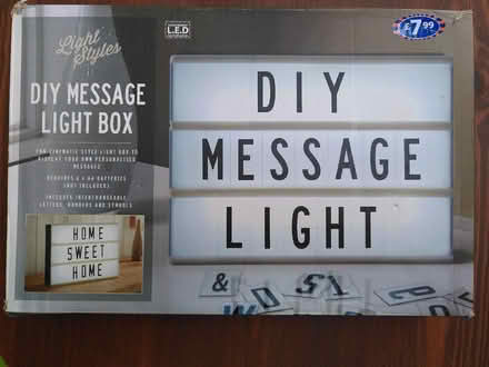 Photo of free Light Box with Letters (Castle MK40) #1