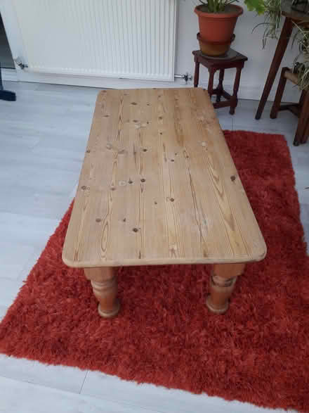 Photo of free Pine coffee table (Beaumont LA1) #3