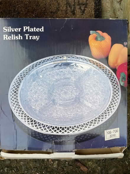 Photo of free Silver serving tray (Halton LA2) #1