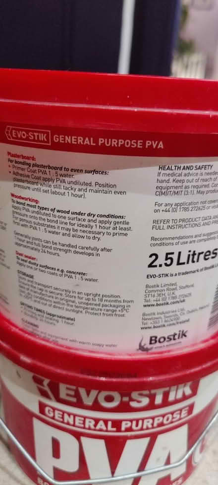 Photo of free Evo-stick PVA Primer (Kennington near park) #3