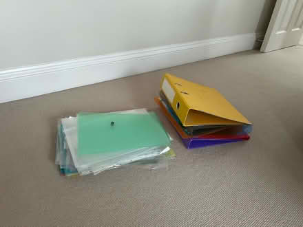 Photo of free Assorted plastic wallets and A4 files (Chiswick W4) #1