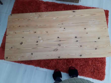 Photo of free Pine coffee table (Beaumont LA1) #1