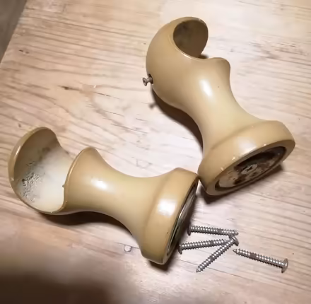 Photo of free Curtain pole brackets (Llanbister) #1