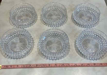 Photo of free Six cut glass Dessert Dishes Bowls (Fleetville AL1) #2