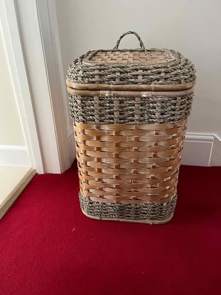 Photo of free Wicker laundry basket (Ox1 4ss) #1