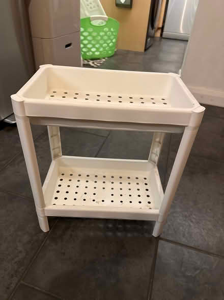 Photo of free White plastic shelf (Dean Row SK9) #1