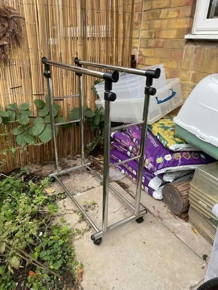Photo of free Double metal hanging rail (New Cross SE15) #1