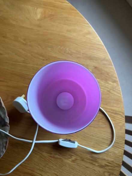 Photo of free Purple table lamp (Oakwood DE21) #4