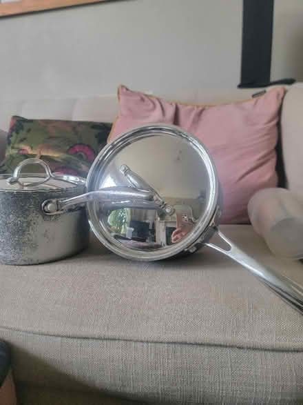 Photo of free 2 large good quality saucepan used condition (Budleigh Salterton EX9) #4