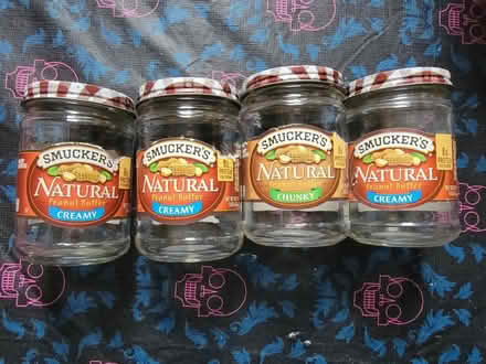 Photo of free 4 Matching Glass Jars (West 7th) #1