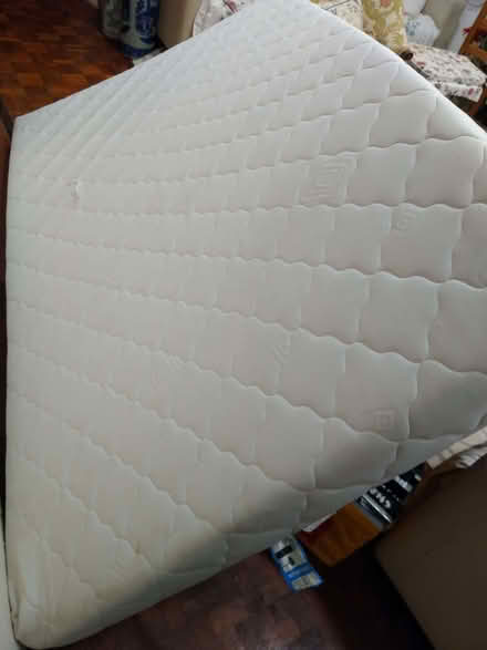 Photo of free Wooden double bed, with mattress (Kings Sutton OX17) #4