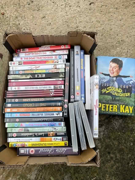 Photo of free DVDs and Peter Kay book (Halton LA2) #1