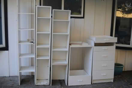 Photo of free White Shelves and Storage Cabinets (Sleepy Hollow) #1