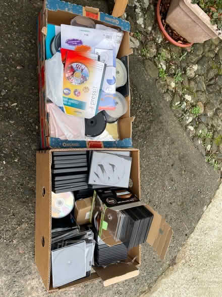 Photo of free 2 Boxes blank dvd boxes dvds & bags (Halton LA2) #1