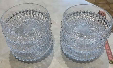 Photo of free Six cut glass Dessert Dishes Bowls (Fleetville AL1) #3